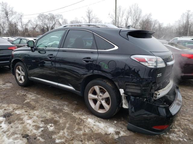 2T2BK1BA5CC151890 - 2012 LEXUS RX 350 BLACK photo 2