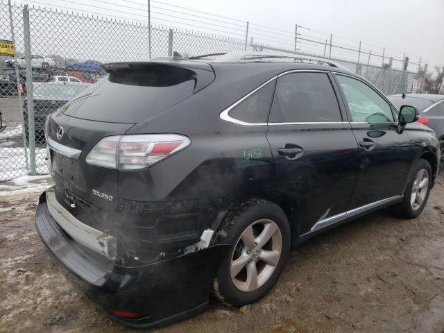 2T2BK1BA5CC151890 - 2012 LEXUS RX 350 BLACK photo 3