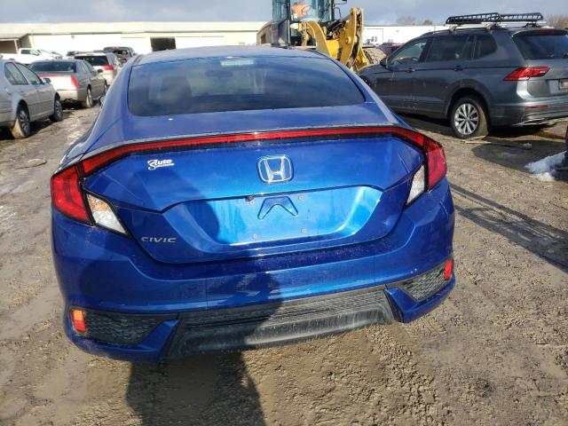 2HGFC4B09JH309602 - 2018 HONDA CIVIC LX BLUE photo 6