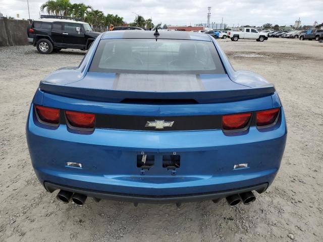 2G1FG1E32D9221358 - 2013 CHEVROLET CAMARO LT BLUE photo 6