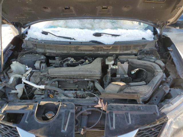 JN8AT2MT9GW001865 - 2016 NISSAN ROGUE S GRAY photo 11