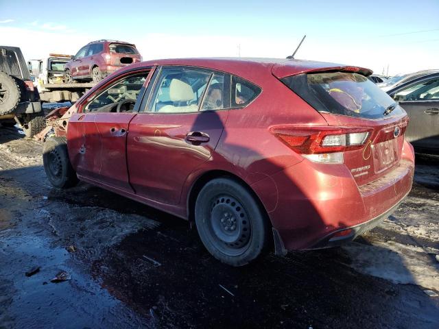 4S3GTAB61L3714249 - 2020 SUBARU IMPREZA RED photo 2