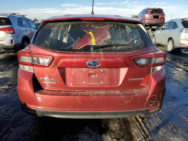 4S3GTAB61L3714249 - 2020 SUBARU IMPREZA RED photo 6