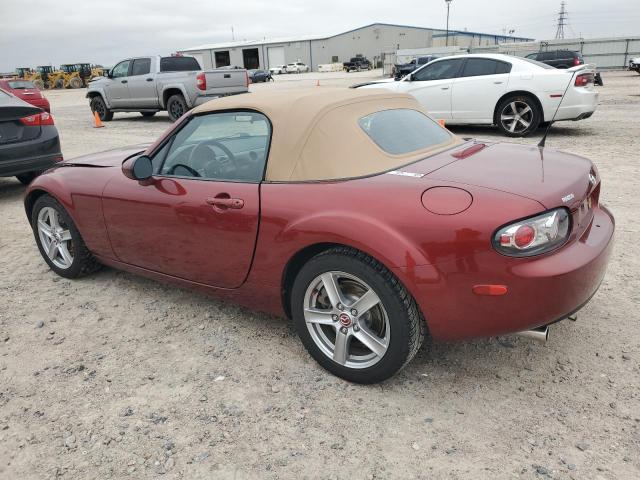 JM1NC25F670127027 - 2007 MAZDA MX-5 MIATA BURGUNDY photo 2