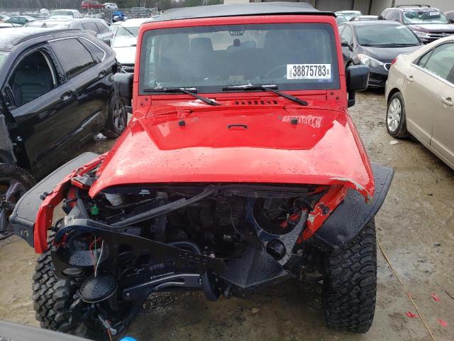 1C4AJWAG8GL313502 - 2016 JEEP WRANGLER SPORT RED photo 5