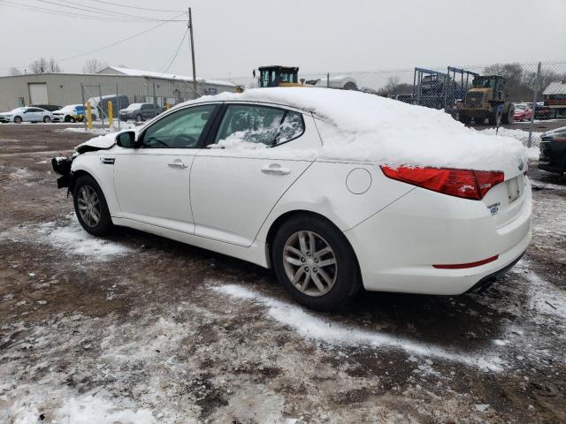 KNAGM4A74D5383176 - 2013 KIA OPTIMA LX WHITE photo 2