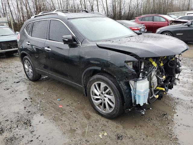 5N1AT2MT1EC755977 - 2014 NISSAN ROGUE S BLACK photo 4