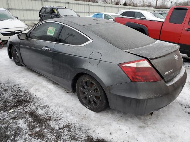 1HGCS22838A007411 - 2008 HONDA ACCORD EXL GRAY photo 2