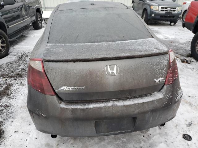 1HGCS22838A007411 - 2008 HONDA ACCORD EXL GRAY photo 6