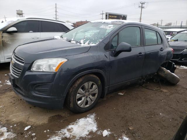 3GNCJKSB1GL256835 - 2016 CHEVROLET TRAX LS GRAY photo 1