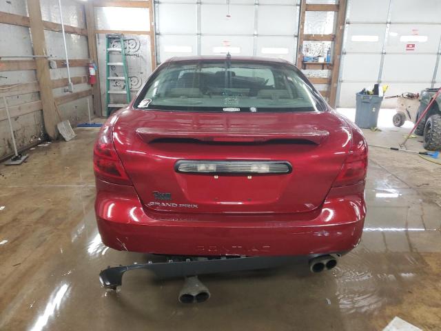 2G2WP552581116103 - 2008 PONTIAC GRAND PRIX BURGUNDY photo 6