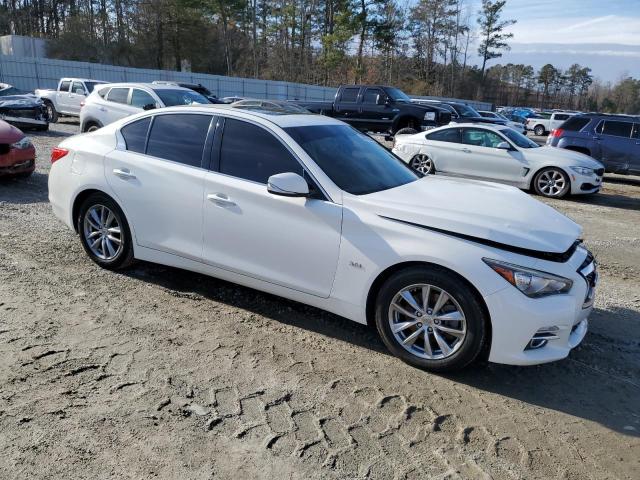 JN1EV7AP3HM741312 - 2017 INFINITI Q50 PREMIUM WHITE photo 4