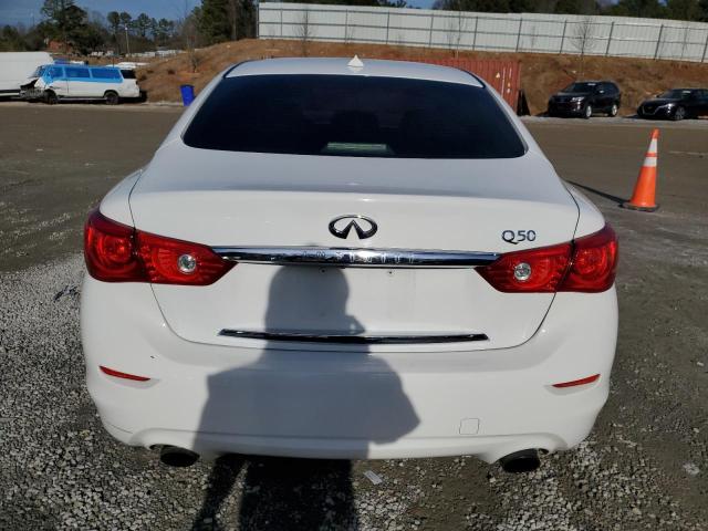 JN1EV7AP3HM741312 - 2017 INFINITI Q50 PREMIUM WHITE photo 6