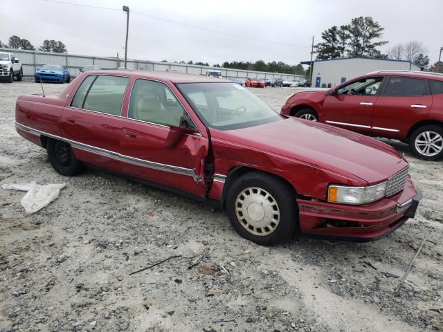 1G6KD52Y0TU281147 - 1996 CADILLAC DEVILLE BURGUNDY photo 4