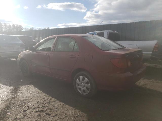 2T1BR32E64C264554 - 2004 TOYOTA COROLLA CE RED photo 2