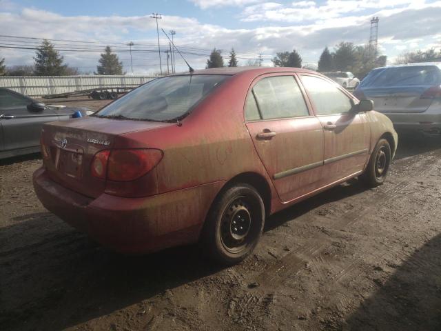 2T1BR32E64C264554 - 2004 TOYOTA COROLLA CE RED photo 3