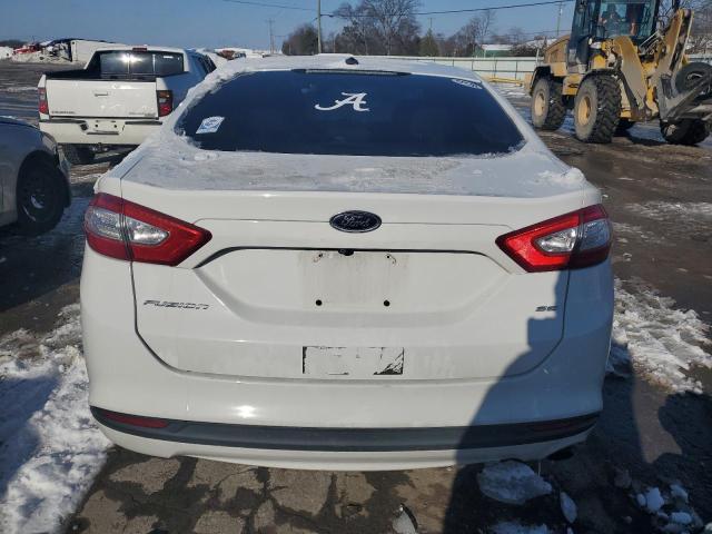 1FA6P0H71F5107230 - 2015 FORD FUSION SE WHITE photo 6