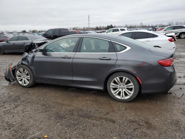 1C3CCCAG1FN740383 - 2015 CHRYSLER 200 LIMITED GRAY photo 2