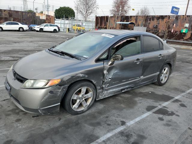 1HGFA16817L065668 - 2007 HONDA CIVIC EX GRAY photo 1