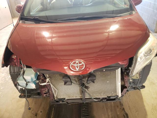 5TDYK3DC1DS330171 - 2013 TOYOTA SIENNA XLE RED photo 12