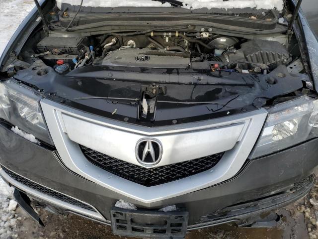 2HNYD2H65AH506930 - 2010 ACURA MDX TECHNOLOGY GRAY photo 12