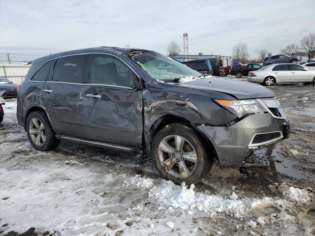 2HNYD2H65AH506930 - 2010 ACURA MDX TECHNOLOGY GRAY photo 4