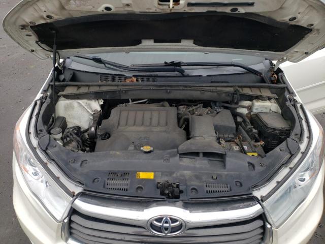 5TDJKRFH5FS073998 - 2015 TOYOTA HIGHLANDER XLE 白色 照片 12