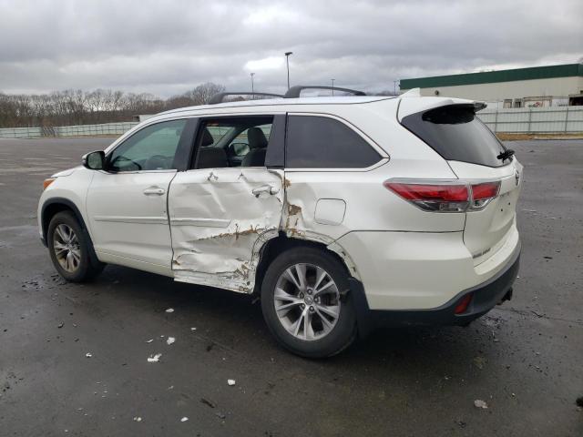 5TDJKRFH5FS073998 - 2015 TOYOTA HIGHLANDER XLE 白色 照片 2
