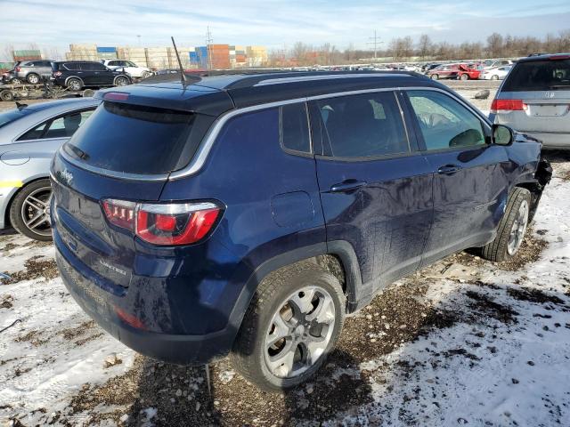 3C4NJDCB4JT349254 - 2018 JEEP COMPASS LIMITED BLUE photo 3