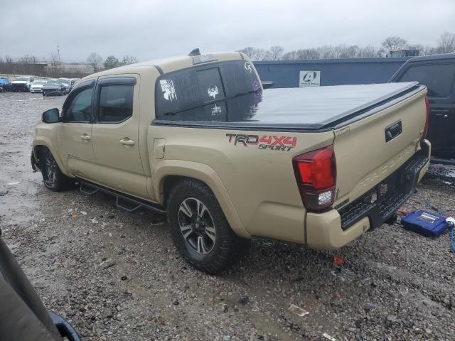 3TMCZ5AN6KM200665 - 2019 TOYOTA TACOMA DOUBLE CAB CREAM photo 2