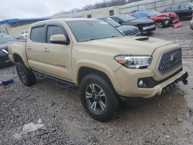 3TMCZ5AN6KM200665 - 2019 TOYOTA TACOMA DOUBLE CAB CREAM photo 4