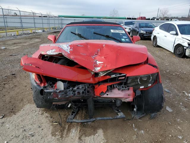 2G1FF3D30F9285546 - 2015 CHEVROLET CAMARO LT RED photo 5