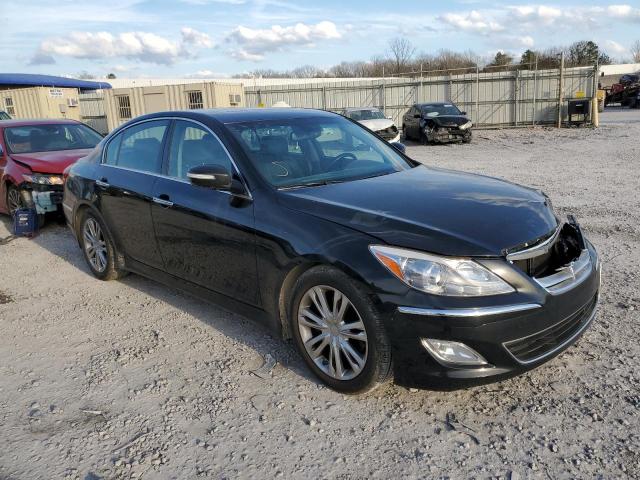 KMHGC4DD6DU235510 - 2013 HYUNDAI GENESIS 3.8L BLACK photo 4