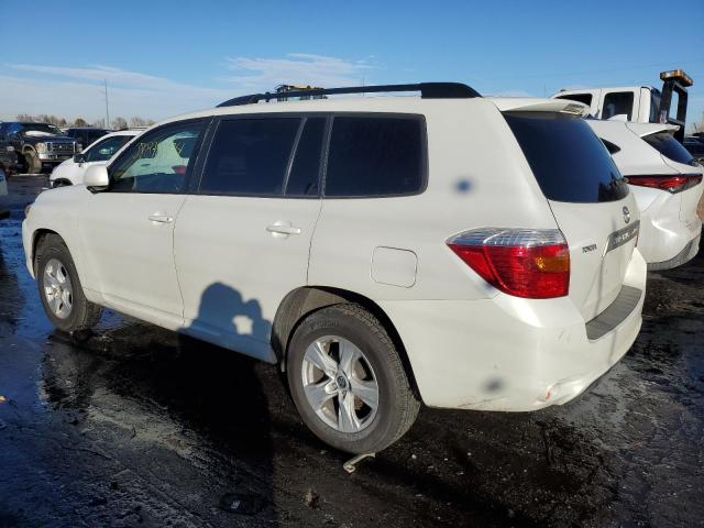 JTEES41AX82045599 - 2008 TOYOTA HIGHLANDER WHITE photo 2