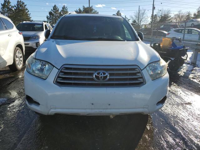 JTEES41AX82045599 - 2008 TOYOTA HIGHLANDER WHITE photo 5