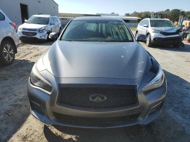 JN1BV7AP7FM338269 - 2015 INFINITI Q50 BASE GRAY photo 5