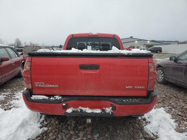 5TEUU42N48Z513334 - 2008 TOYOTA TACOMA ACCESS CAB RED photo 6