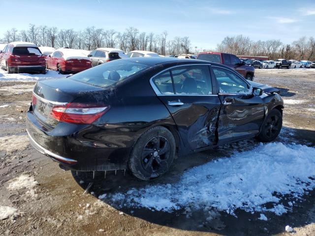 1HGCR2F32HA099878 - 2017 HONDA ACCORD LX BLACK photo 3