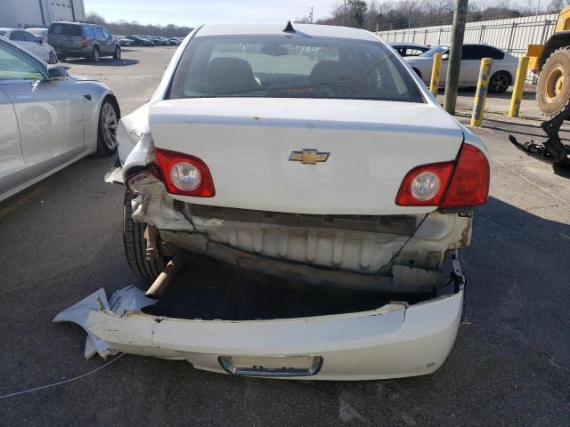 1G1ZC5EU4CF385550 - 2012 CHEVROLET MALIBU 1LT WHITE photo 6