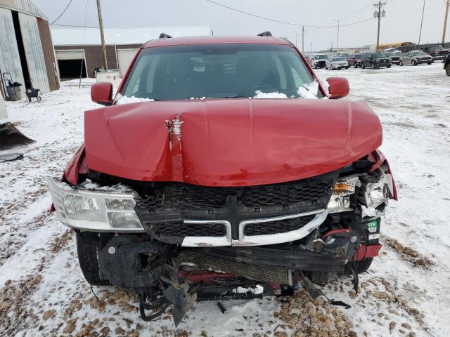 3C4PDCBG8ET296619 - 2014 DODGE JOURNEY SXT RED photo 5