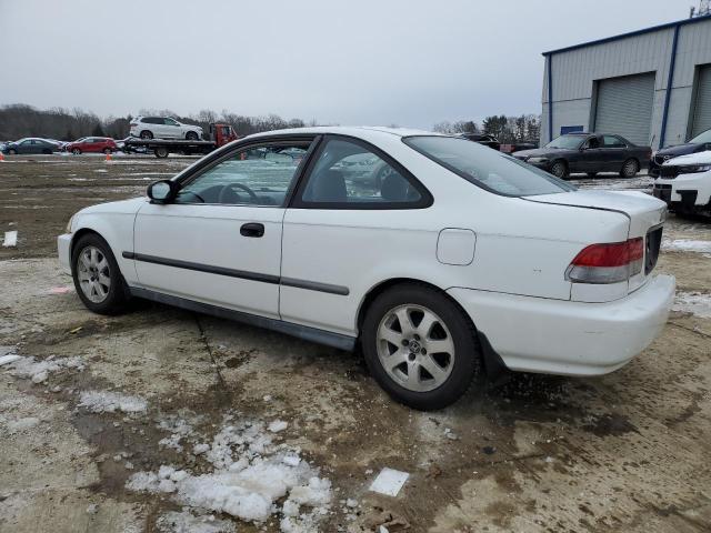 1HGEJ6224TL020874 - 1996 HONDA CIVIC DX WHITE photo 2