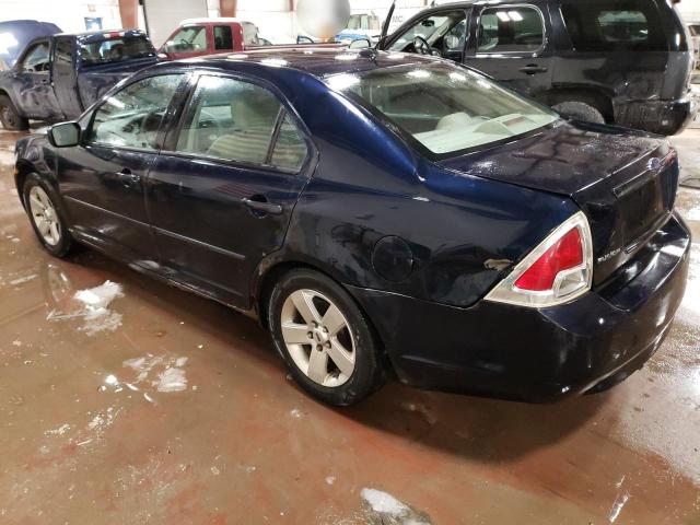 3FAHP07Z68R198278 - 2008 FORD FUSION SE BLUE photo 2