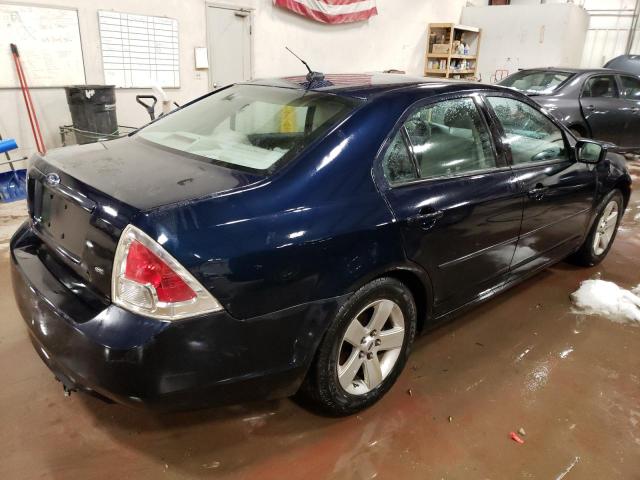 3FAHP07Z68R198278 - 2008 FORD FUSION SE BLUE photo 3