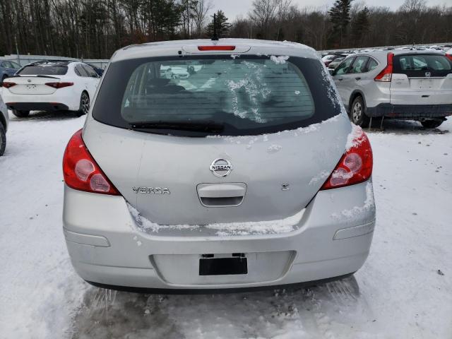 3N1BC1CP1CK243640 - 2012 NISSAN VERSA S SILVER photo 6