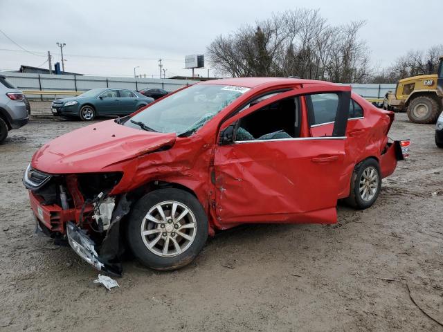 1G1JD5SB0K4130045 - 2019 CHEVROLET SONIC LT RED photo 1