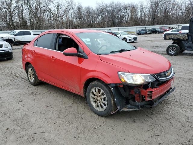 1G1JD5SB0K4130045 - 2019 CHEVROLET SONIC LT RED photo 4