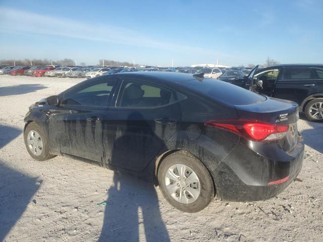 5NPDH4AE4GH745875 - 2016 HYUNDAI ELANTRA SE BLACK photo 2