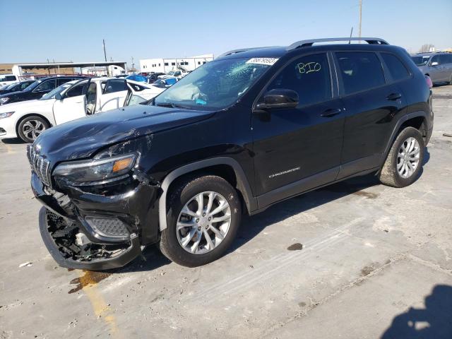 1C4PJLCB6MD134567 - 2021 JEEP CHEROKEE LATITUDE BLACK photo 1