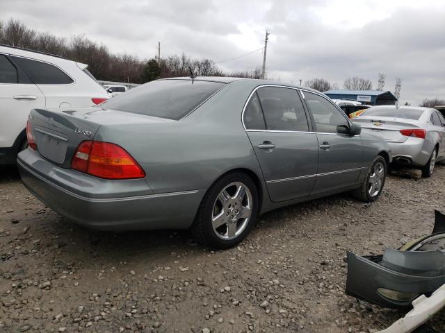 JTHBN30F620068062 - 2002 LEXUS LS 430 TEAL photo 3