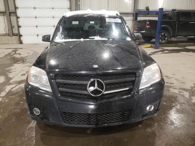 WDCGG8HB2BF628439 - 2011 MERCEDES-BENZ GLK 350 4MATIC BLACK photo 5